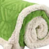 Plaid Sherpa Aspen Geometrico Verde