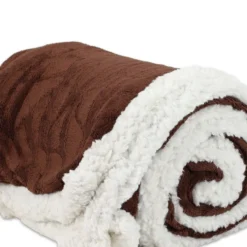 Plaid Sherpa Aspen Marrone