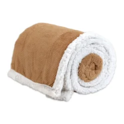 Plaid Sherpa Aspen Nido d'Ape Miele