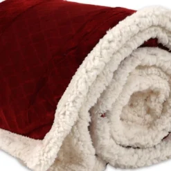Plaid Sherpa Aspen Raso Bordeaux