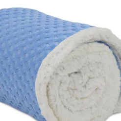 Plaid Sherpa Aspen Rombetti Azzurro