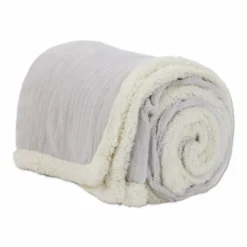 Plaid Sherpa Aspen Velluto Ghiaccio