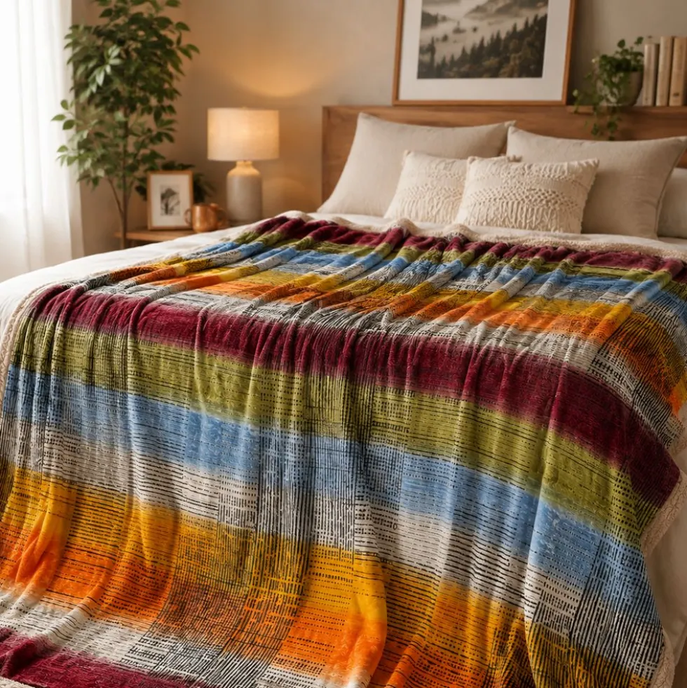 Plaid Sherpa Bilbao singolo 160 x 210