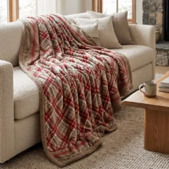 Plaid Sherpa Canada 130 x 160