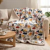 Plaid Sherpa Cani Smemorati Matrimoniale