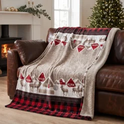 Plaid Sherpa Chalet 130 x 160