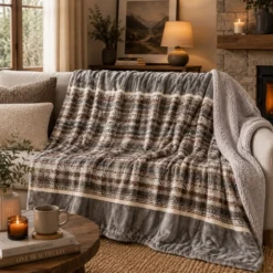 Plaid Sherpa Gregory Matrimoniale