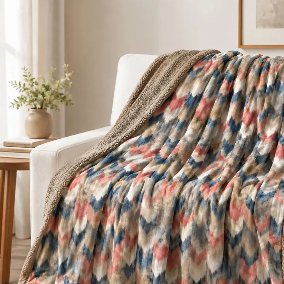 Plaid Sherpa Multicolor 130 x 160