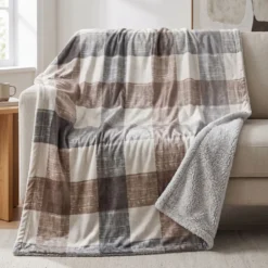 Plaid Sherpa Square 130 x 160