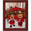Plaid Sherpa stampa digitale Teddy Pub 130 x 160