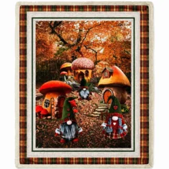 Plaid Sherpa stampa digitale Elfi 130 x 160
