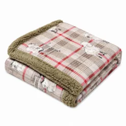 Plaid Sherpa Woods Pecorelle dolly 130 x 160