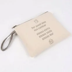 Pochette + fouta Stesso Mar Beige 90x180