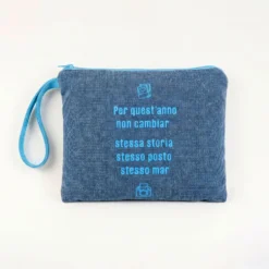 Pochette + fouta Stesso Mar Denim 90x180