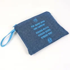 Pochette + fouta Stesso Mar Denim 90x180