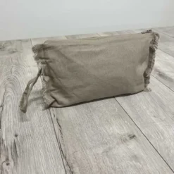 Pochette frange tortora