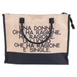 Pochette in Juta Michy Donna Ragione Uomo Single