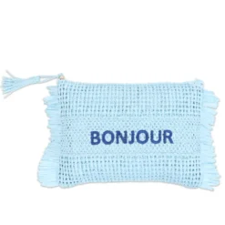 Pochette in Paglia Lena Azzurra