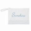 Pochette in Tessuto Cecilia Azzurro