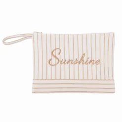 Pochette in Tessuto Cecilia Beige