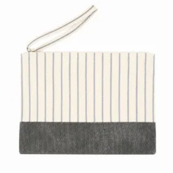 Pochette in Tessuto Giulia Nera