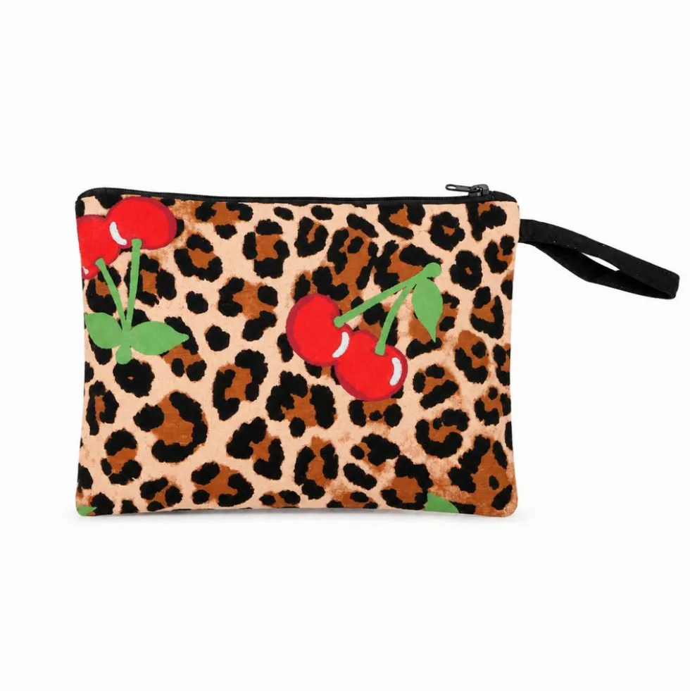 Pochette in tessuto Jenny Cherries
