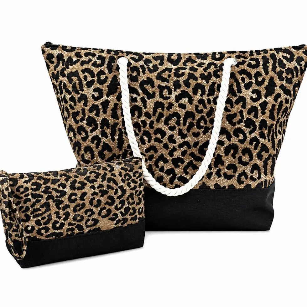 Pochette in tessuto Leo