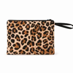 Pochette in tessuto Leopardo
