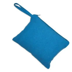 Pochette in tessuto Riviera Turchese