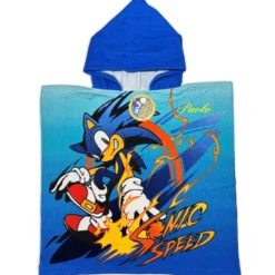 Poncho-Telo Mare Microfibra SEGA Sonic