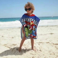 Poncho-Telo Mare Spugna Marvel Avengers Trio