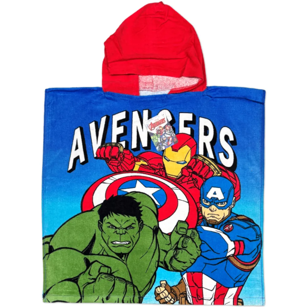 Poncho-Telo Mare Spugna Marvel Avengers Trio