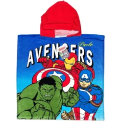 Poncho-Telo Mare Spugna Marvel Avengers Trio