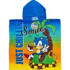 Poncho-Telo Mare Spugna SEGA Sonic