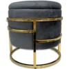 Pouf contenitore in velluto Spongy Stone