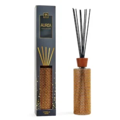 Profumatore per ambiente in Vetro con strass Vaniglia Nera 400 ml