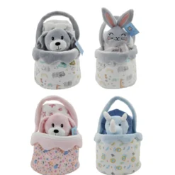 Pupazzo bimbo Warmy Rino + Plaid 90 x 75