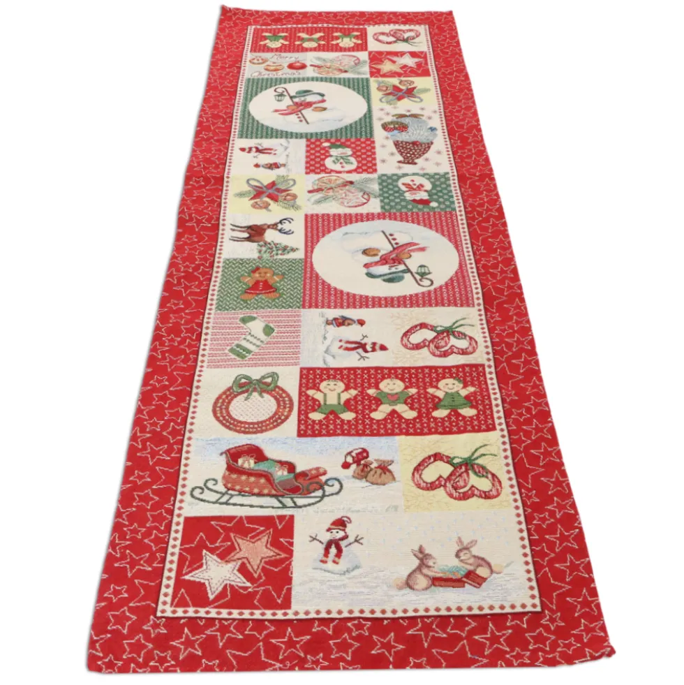 Runner in gobelin 40 x 140 Christmas Patchwork