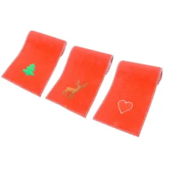 Runner - striscia in Pannolenci ricamato Albero 30 x 120