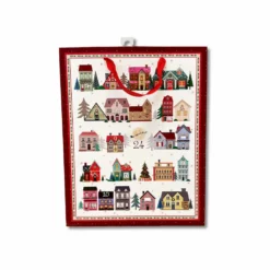 Sacchetto regalo Casette H 32 x 26 soffietto 13 cm