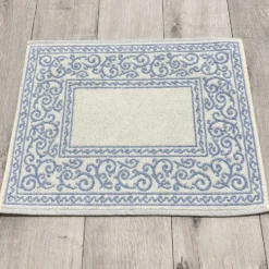 Scendidoccia barocco doubleface azzurro