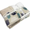 Set 2 + 2 Asciugamani CREOLE Balza Corallo Beige/Bianco