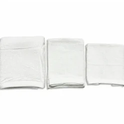 Set 3 asciugamani 500 gr Melodie bianco