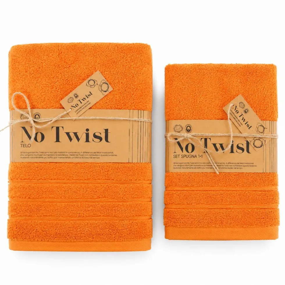 Set 3 Asciugamani No Twist Ruggine