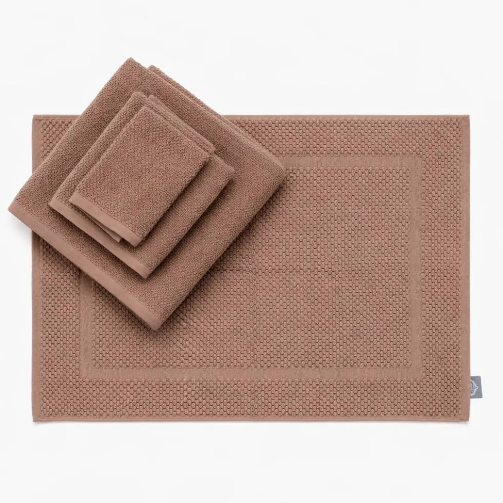 Set Bagno chicco di riso Marrone Cioccolato