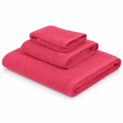 Set Bagno chicco di riso Rosso Fragola