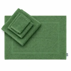 Set Bagno chicco di riso Verde Bosco