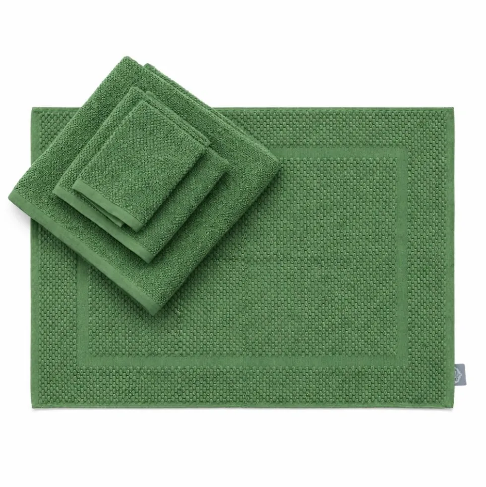 Set Bagno chicco di riso Verde Bosco