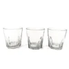 Set 3 Bicchieri trasparenti Everest