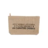 Set Borsa + Pochette di Juta Michy Carattere Orribile